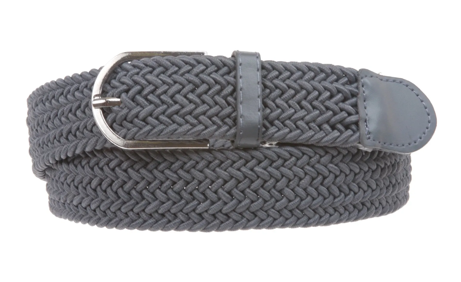 1 1/4'' Braided Woven Elastic Stretch Belt