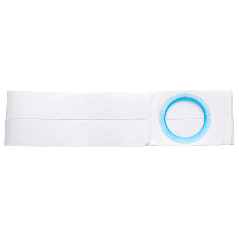 4" White, Cool Comfort, Flat Panel Belt, Prolapse Flap, Extra Large, 2-5/8" x 3-1/8" Center Opening