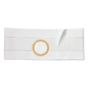 4" White, Regular Elastic, Nu-Form Belt, Small, 3-1/8" Center Opening