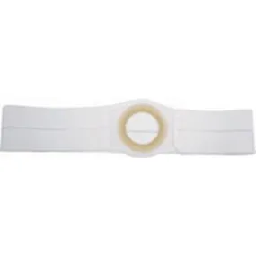 8" Left, White, Regular Elastic, Nu-Form Belt, Prolapse Flap, 2X-Large, 4-1/2" Opening Placed 1-1/2" From Bottom