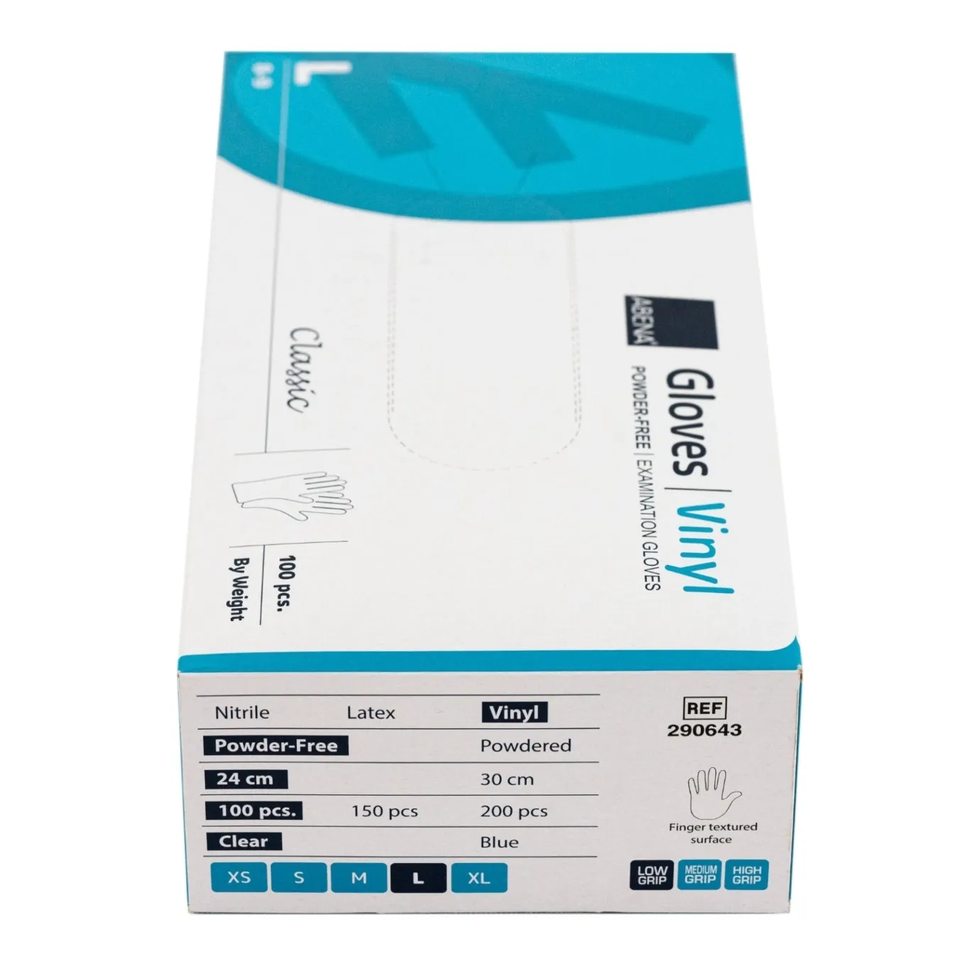 Abena Vinyl Powder Free Medical Examination Gloves