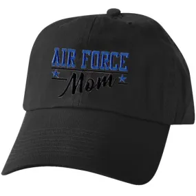 Air Force Mom with Stars on Ball Cap