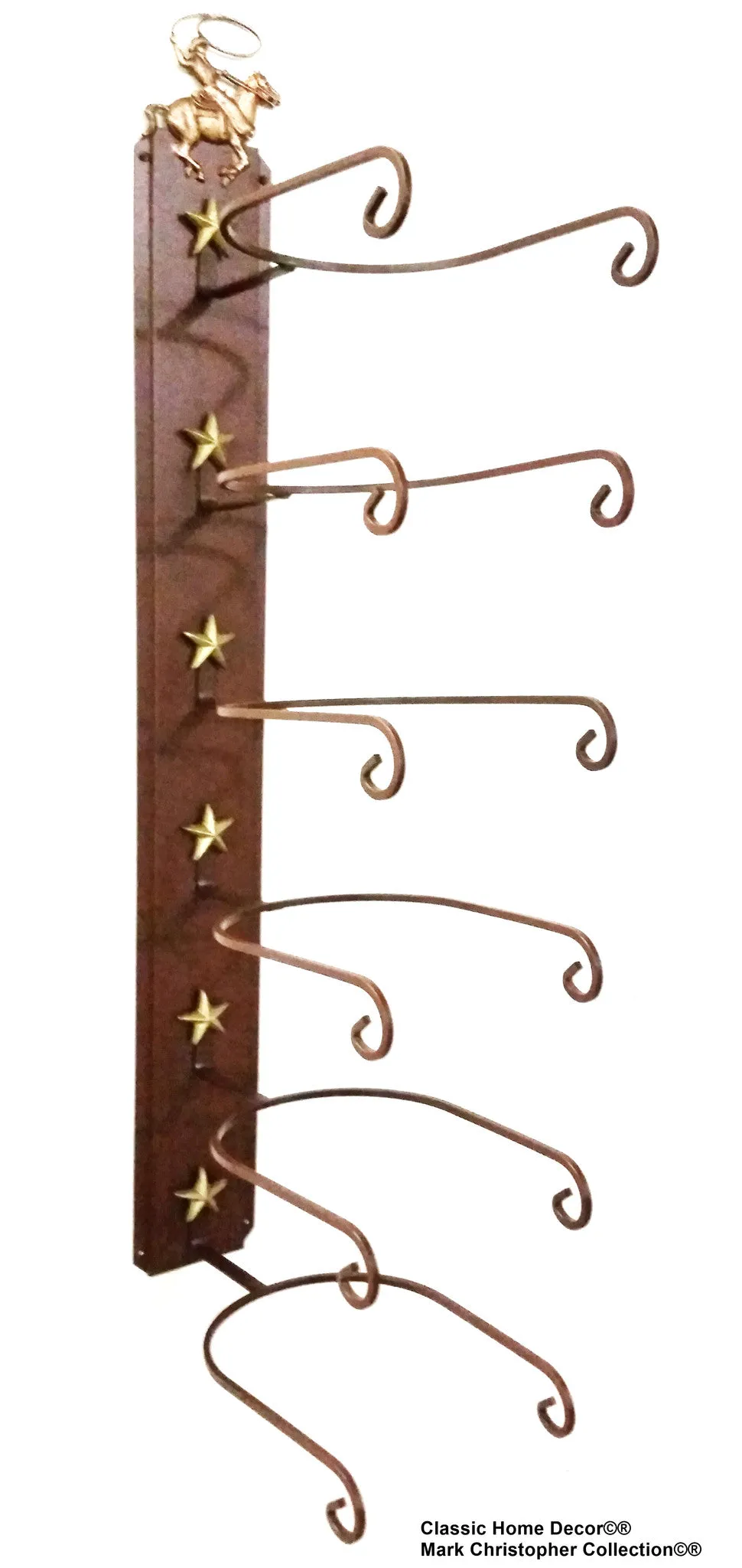 American Made Cowboy Hat Holder STAR 886 Cowboy Roper CT  6 Tier Hat Rack