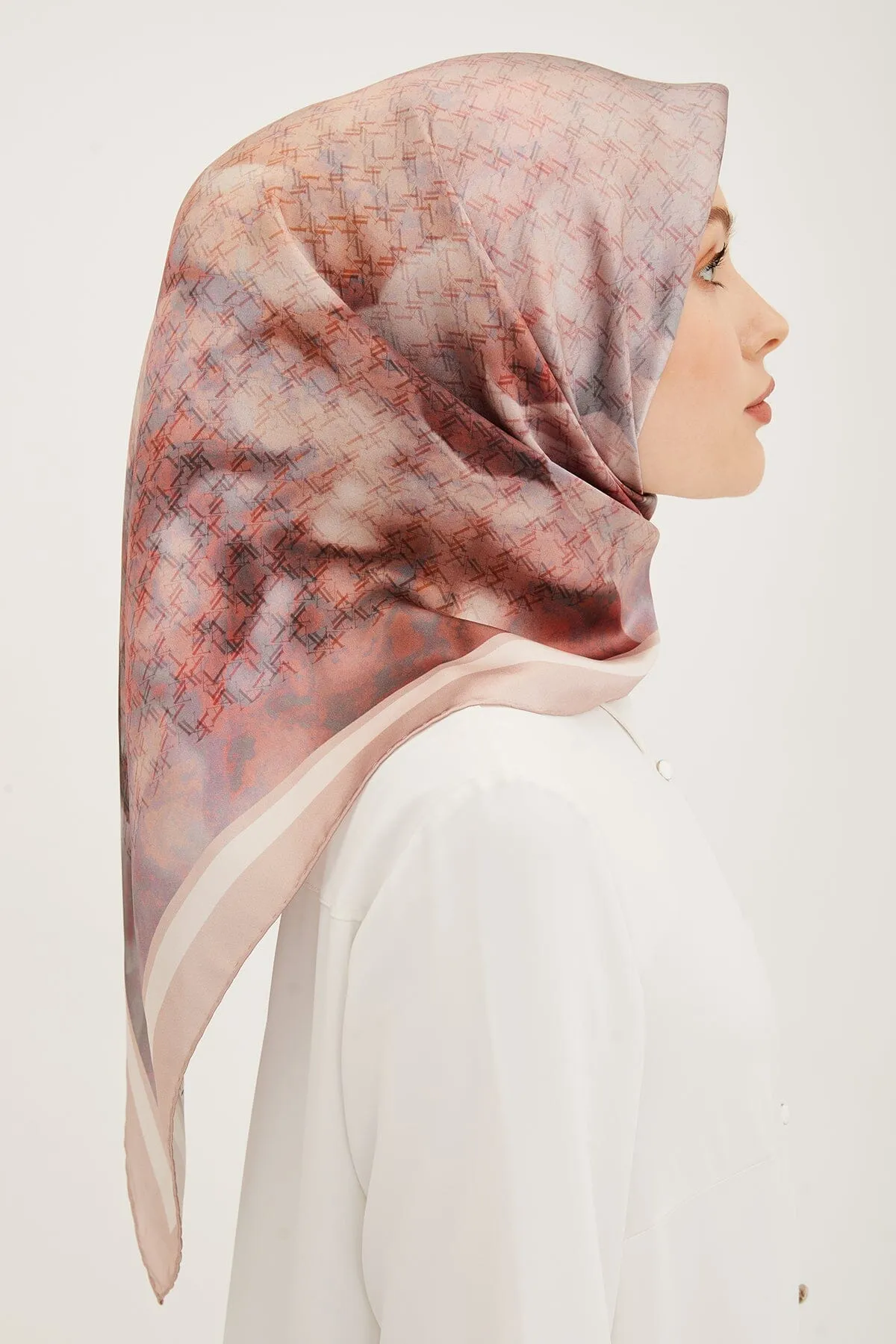 Armine Anggun Floral Silk Scarf #26