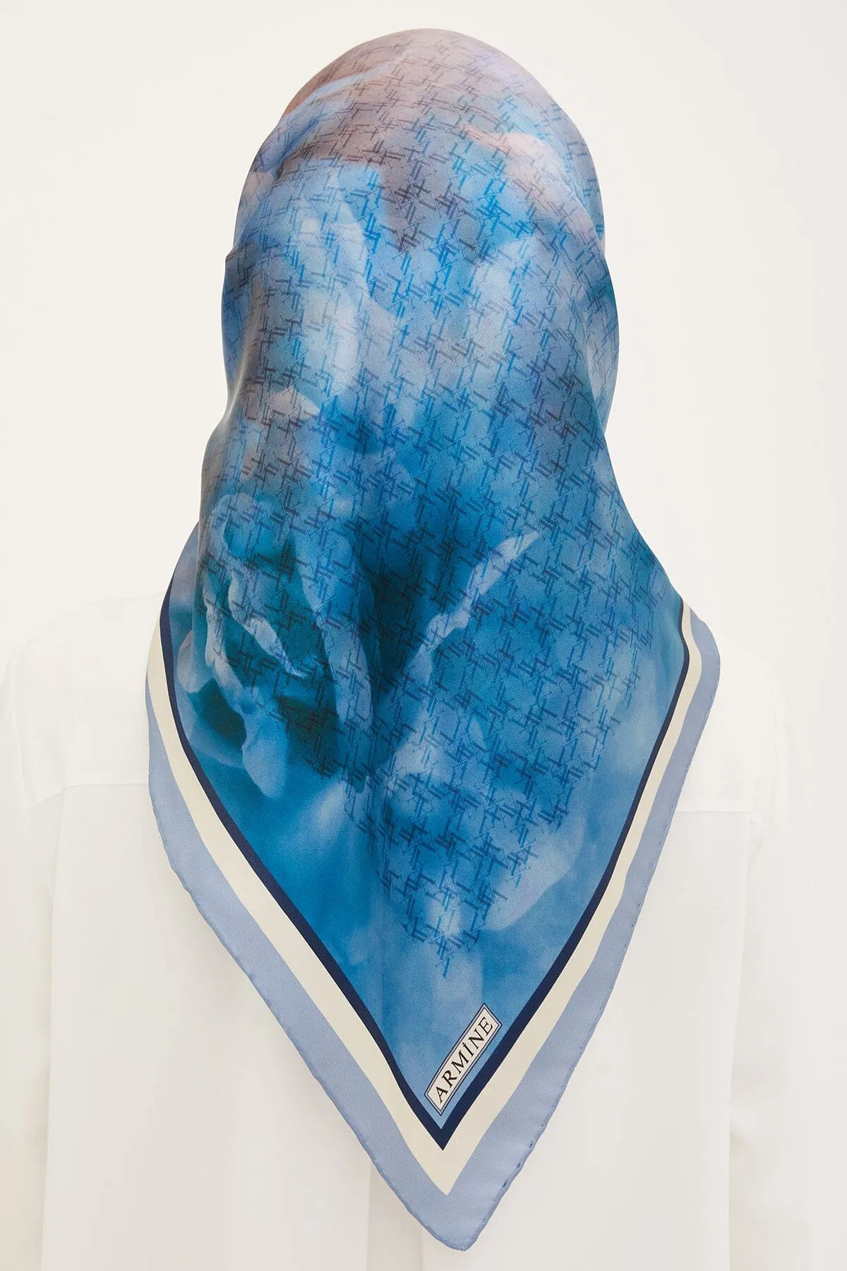 Armine Anggun Floral Silk Scarf #38