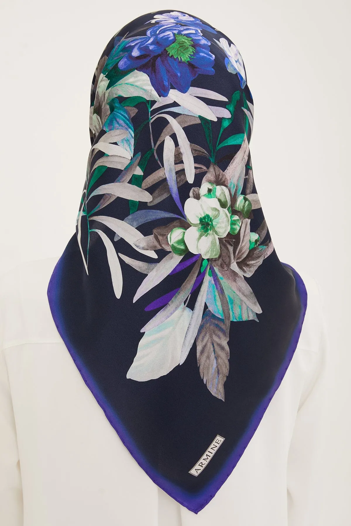 Armine Ayu Floral Silk Scarf #23