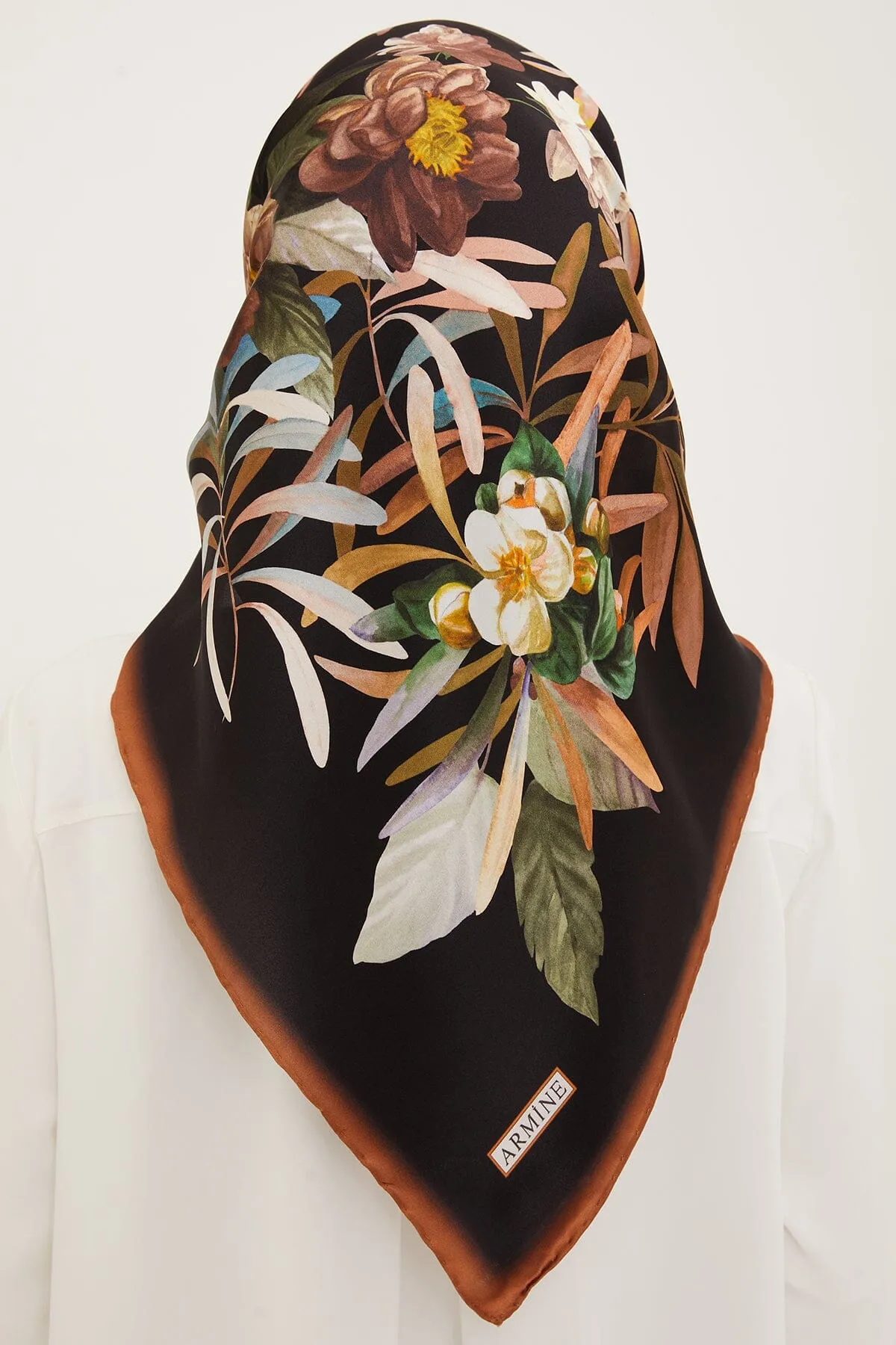 Armine Ayu Floral Silk Scarf #6