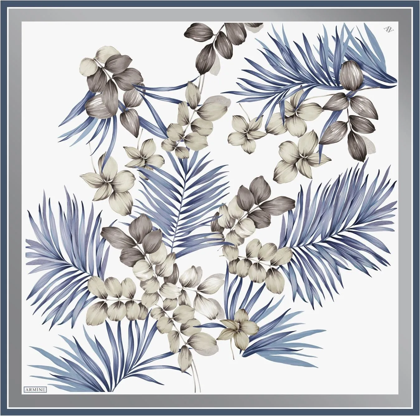 Armine Claris Floral Silk Scarf #31