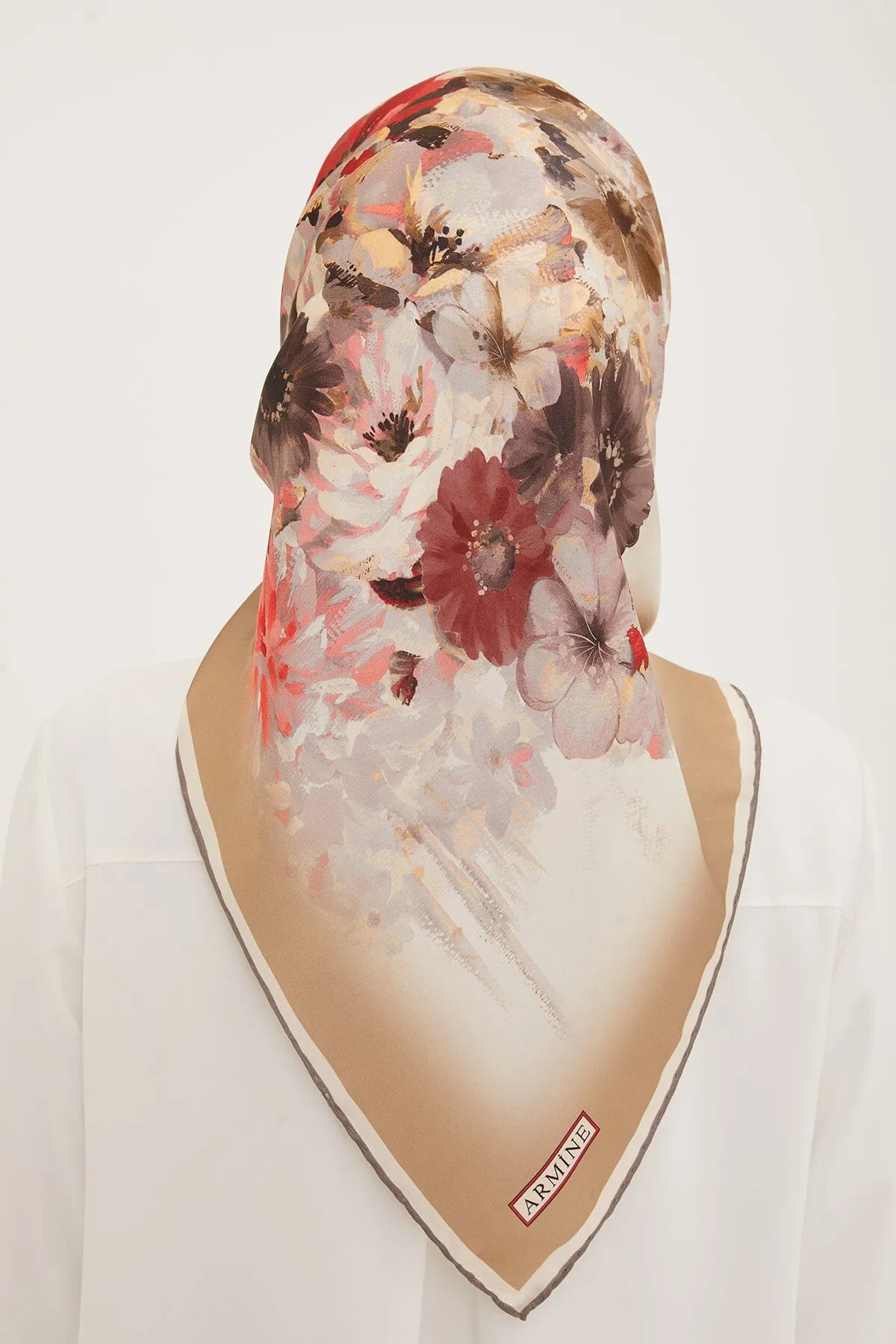 Armine Estella Floral Silk Scarf #9