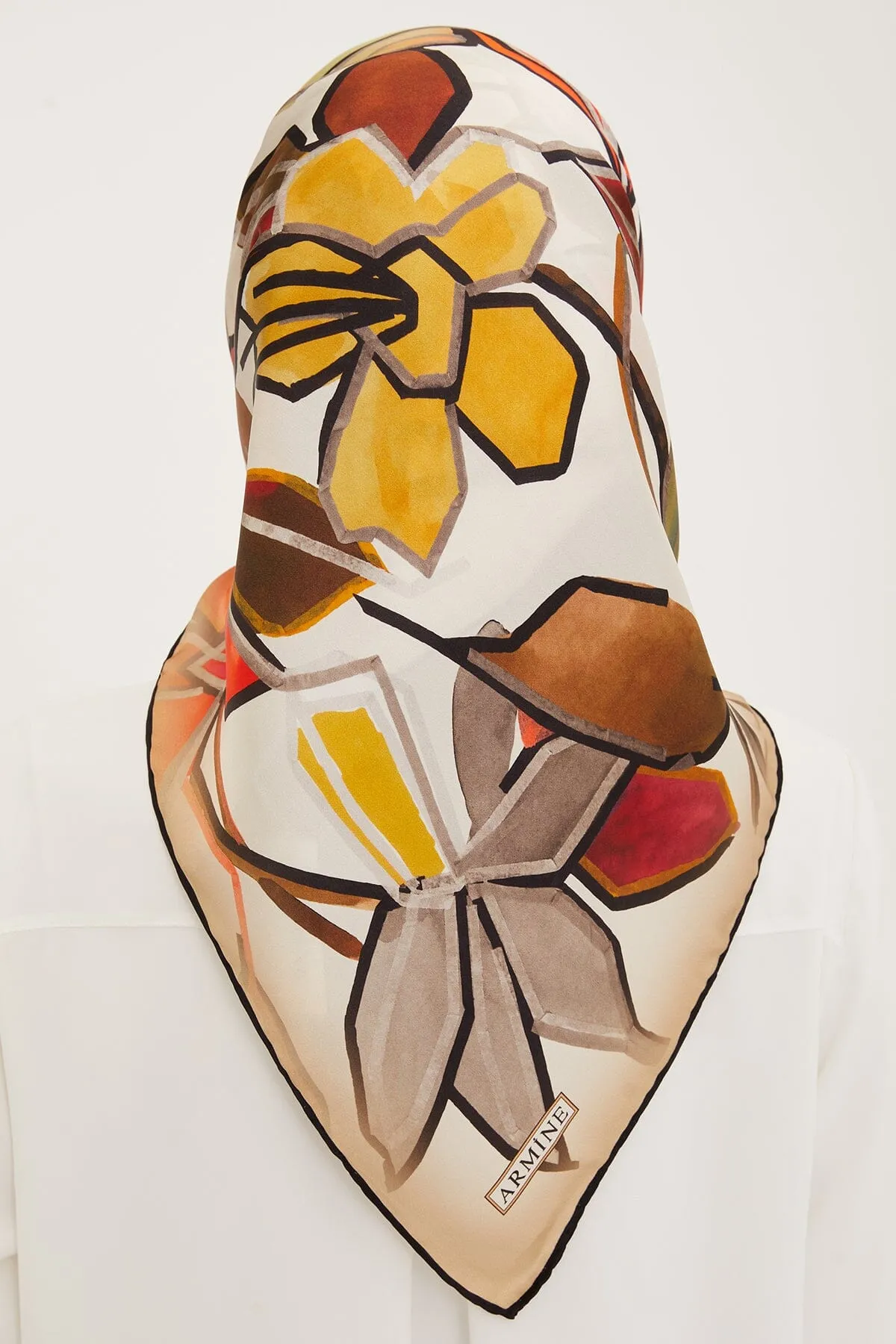 Armine Fion Floral Silk Scarf #36