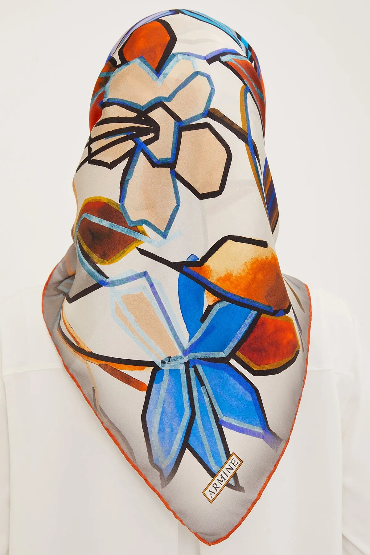 Armine Fion Floral Silk Scarf #3