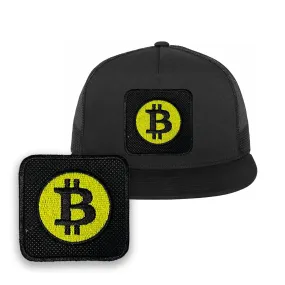 Bitcoin Embroidered Baseball Cap Cryptocurrency Gift Forge Bros