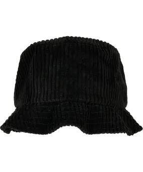 Black - Big corduroy bucket hat (5003BC)