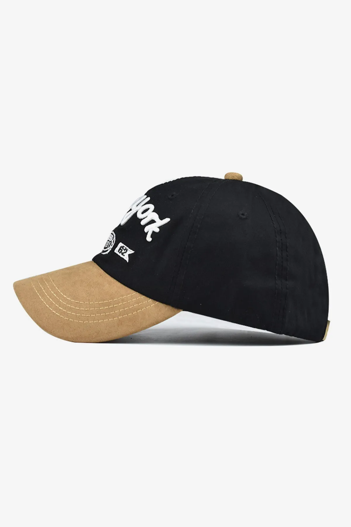 Black Cross Border New York Embroidered Cap  - S23 - MCP115R