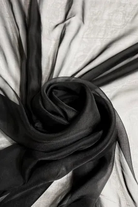 Black Silk Chiffon