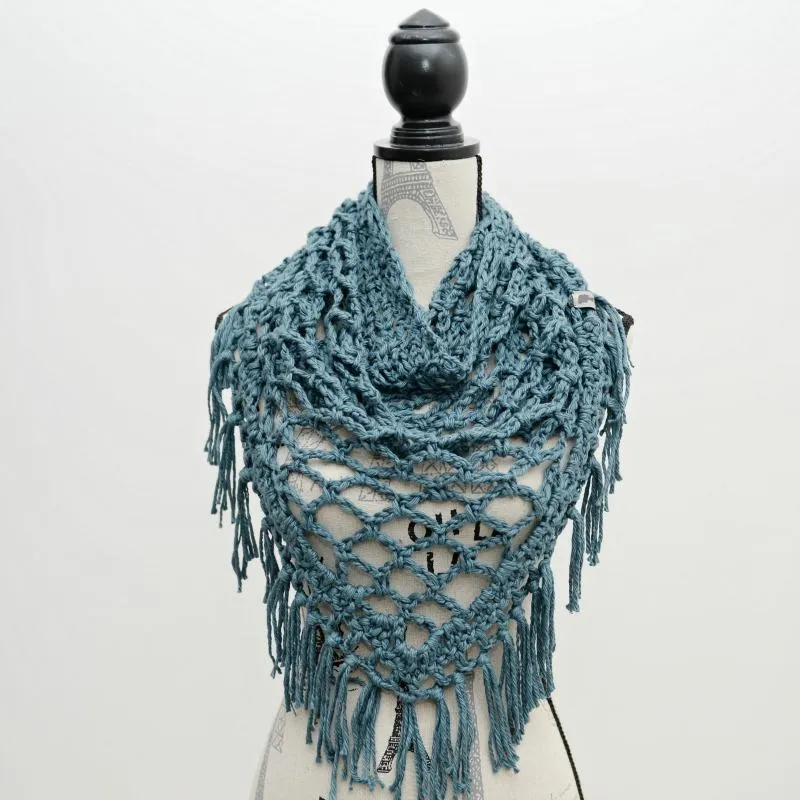 Boho Fringe Triangle Scarf