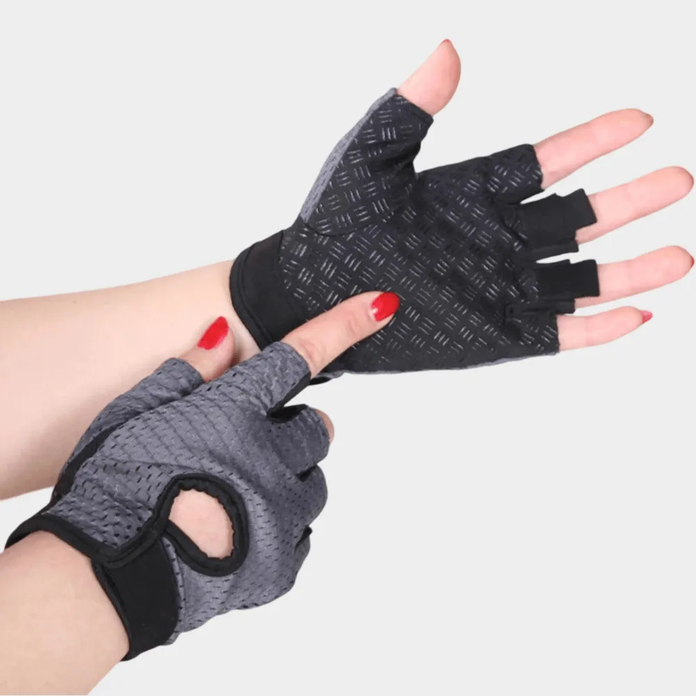 Breathable Half-Finger Weight Lifting Gloves - SF2187