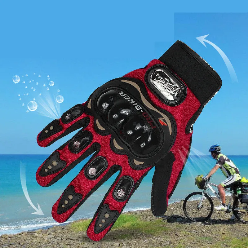 Breathable Summer Motorcycle Gloves Anti Slip