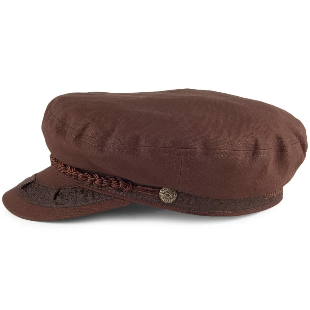 Brixton Hats Athens Fiddler Cap - Brown