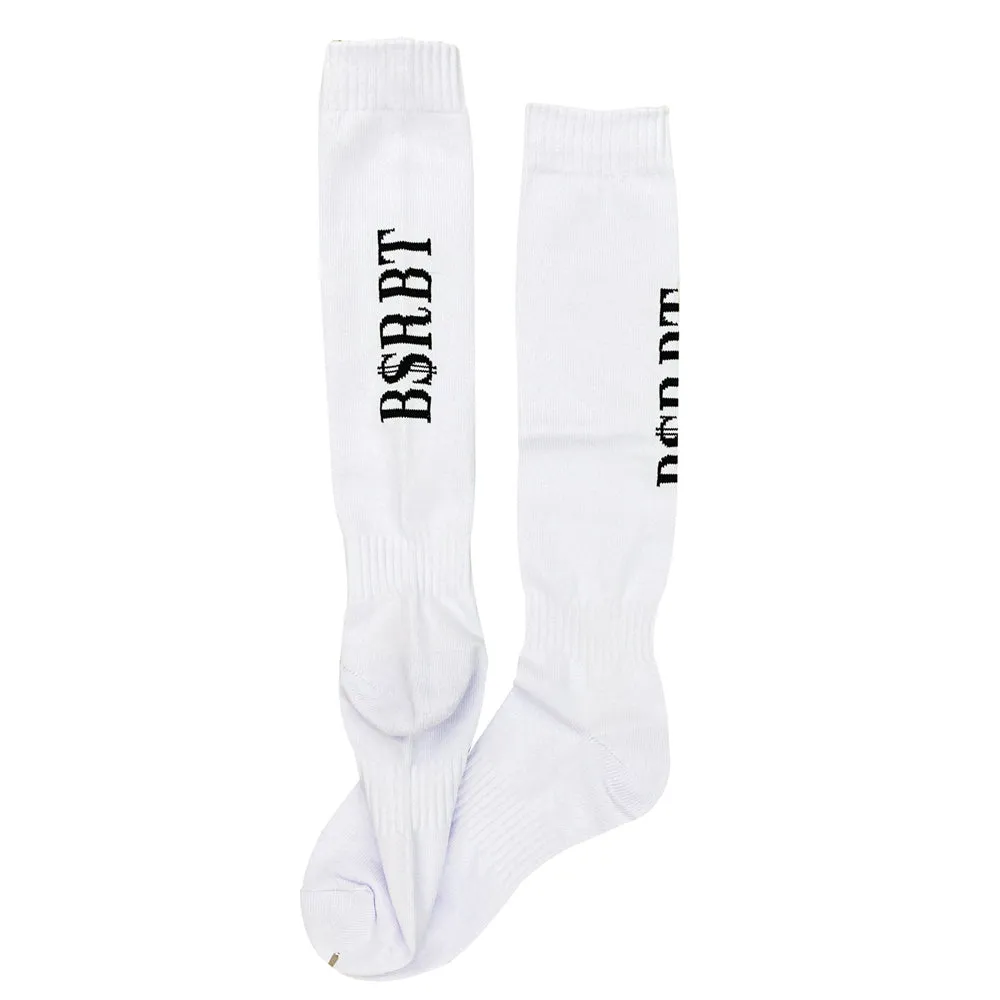 BSRBT SOCKS WHITE [THIN]