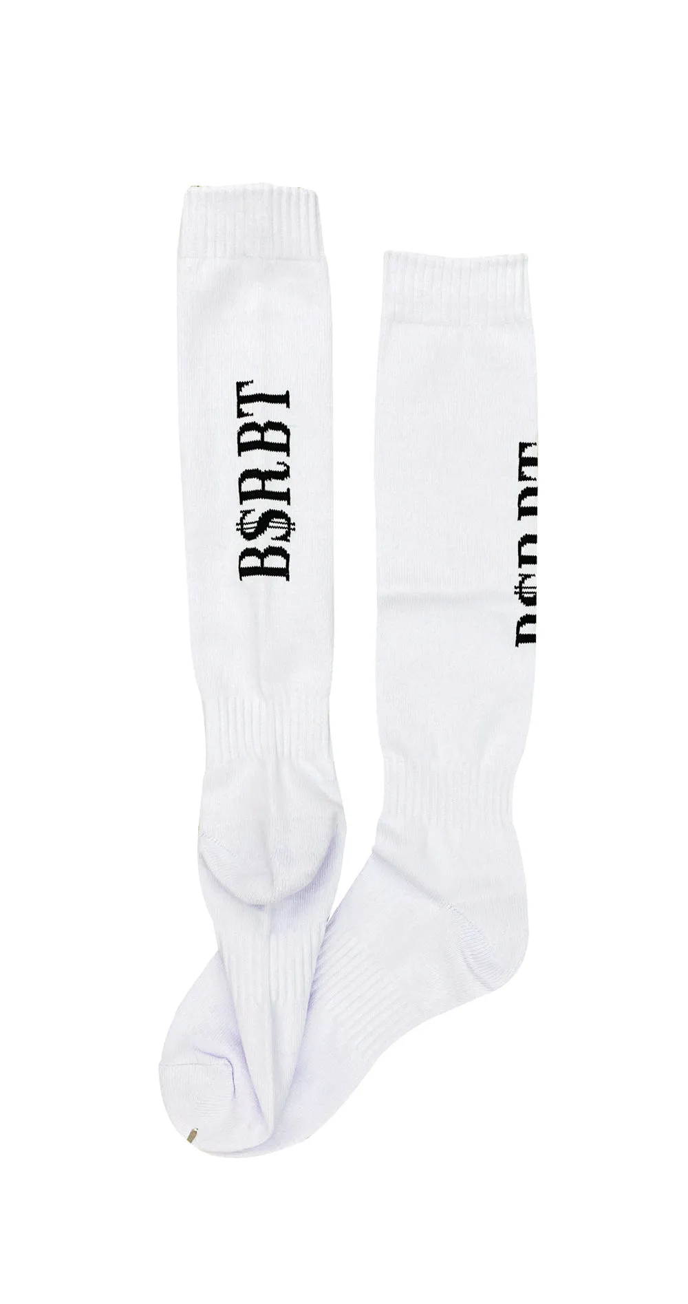 BSRBT SOCKS WHITE [THIN]