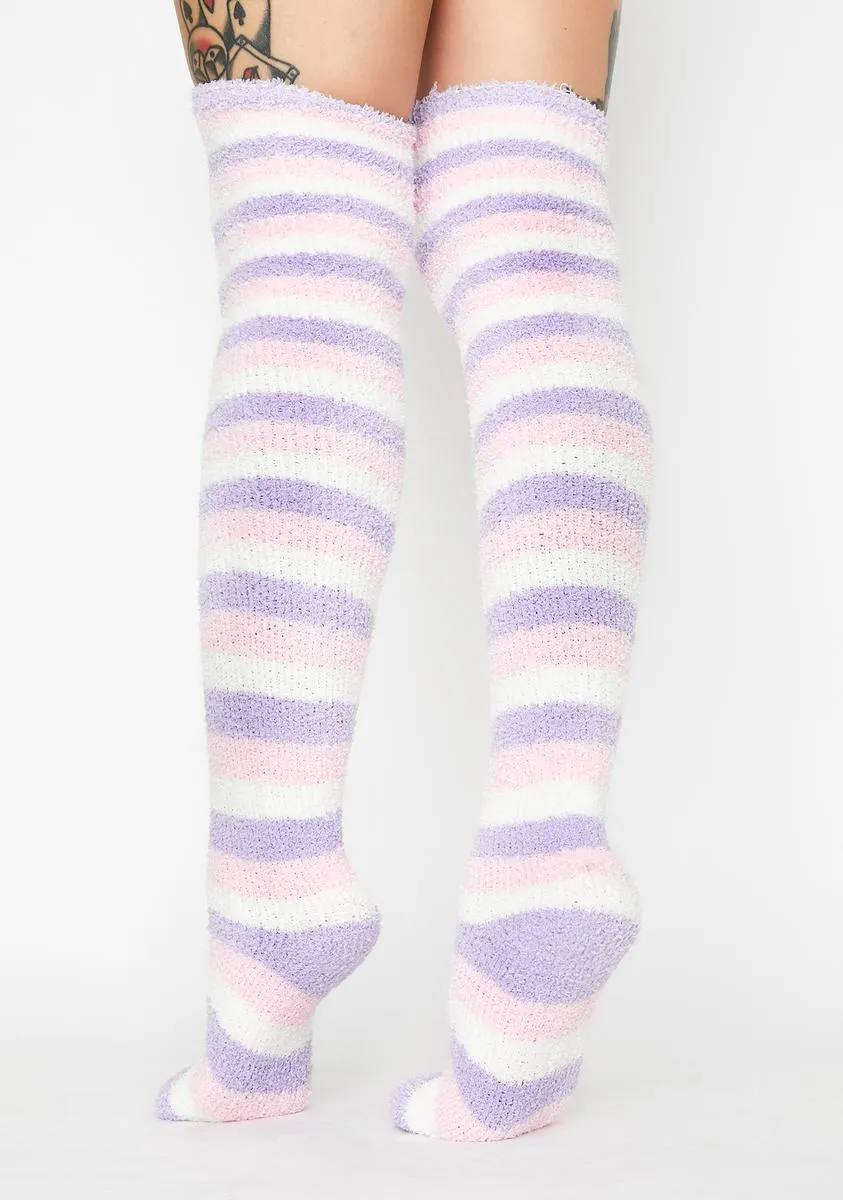 Cloud Candy Knee High Socks