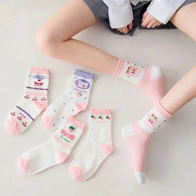 Cute Pastel Cartoon Socks