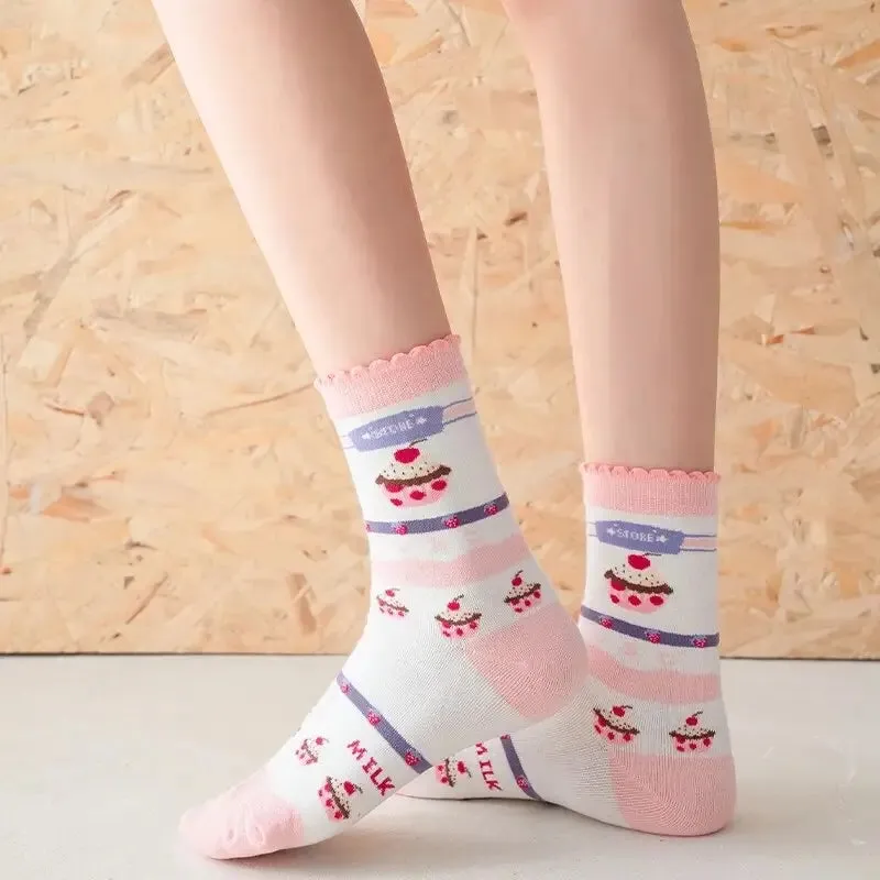 Cute Pastel Cartoon Socks