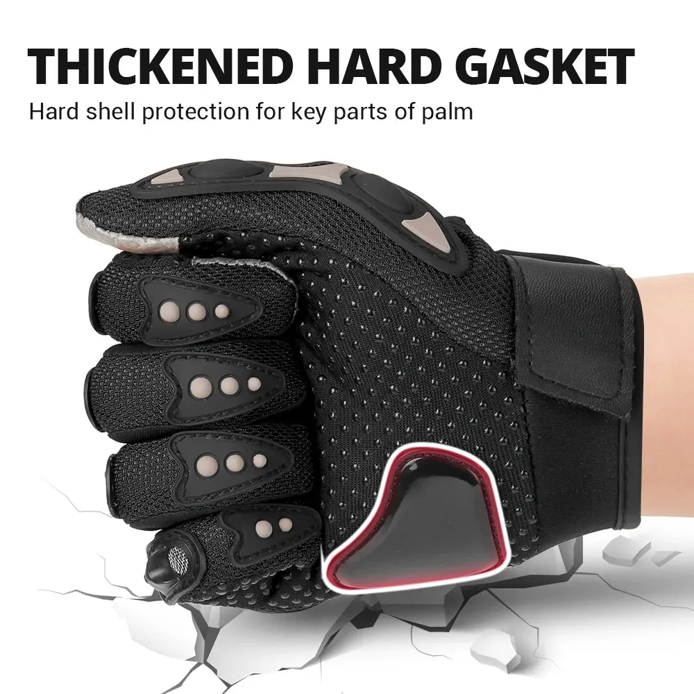 Cycling Touch Screen Gloves Breathable Full Finger Outdoor Sports Protection Riding Dirt Bike Gloves Guantes Moto