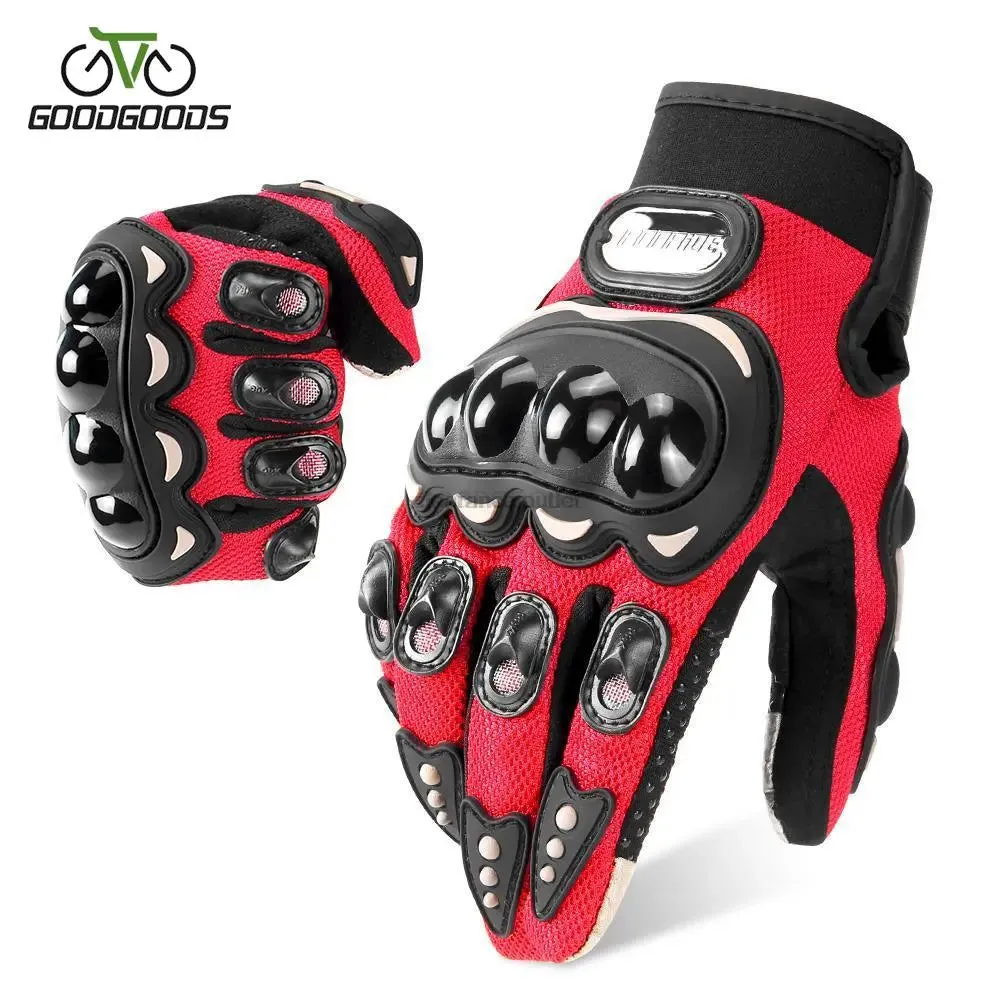 Cycling Touch Screen Gloves Breathable Full Finger Outdoor Sports Protection Riding Dirt Bike Gloves Guantes Moto