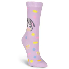 Easter Bunny Socks -Women's Crew Sock