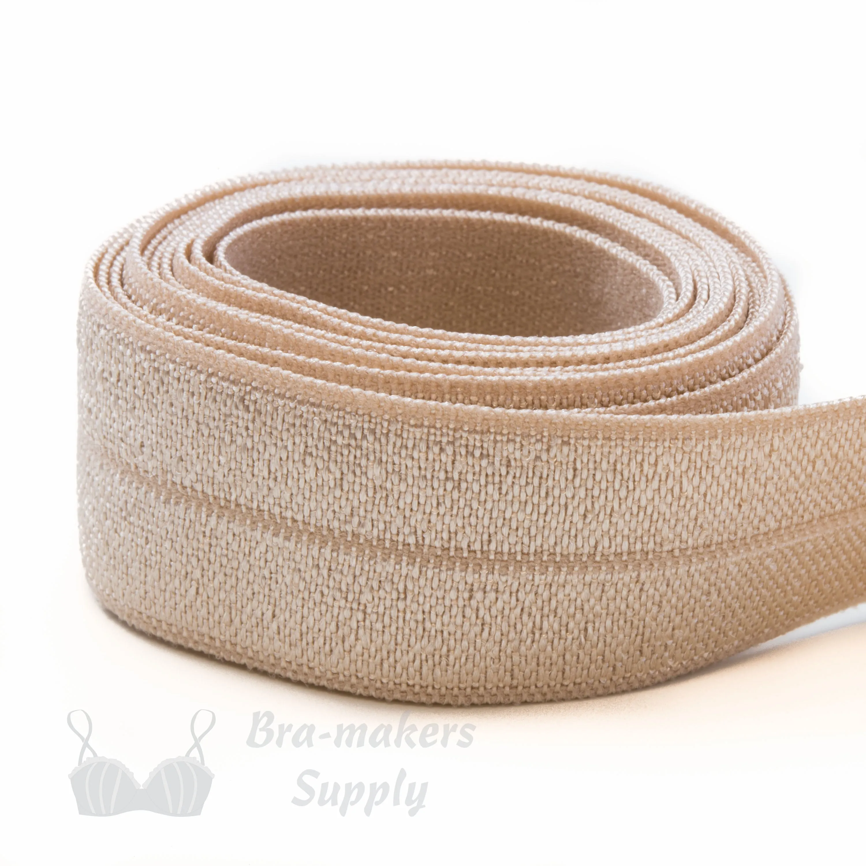 Elastic, Reversible Fold-Over Elastic 3/8", Bulk Roll