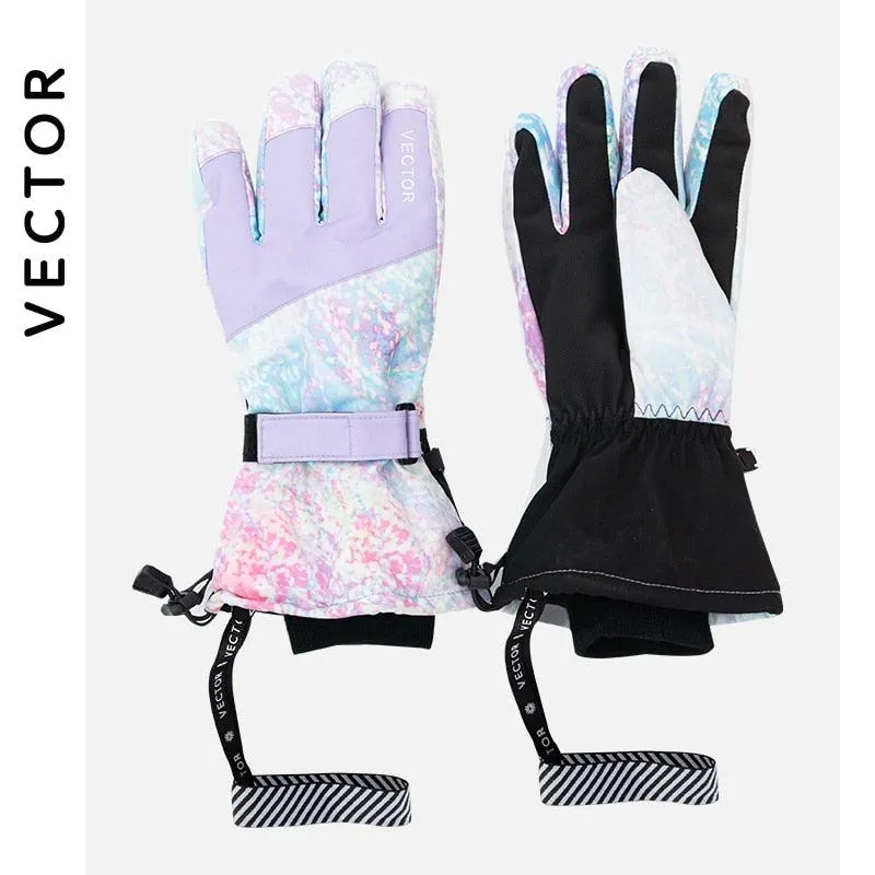 Extra Thick Men Women 2-IN-1 Mittens Ski Gloves