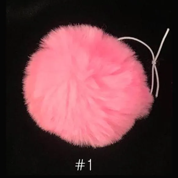 Faux Fur Pom Pom Ball Variety of Colors