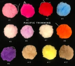 Faux Fur Pom Pom Ball Variety of Colors