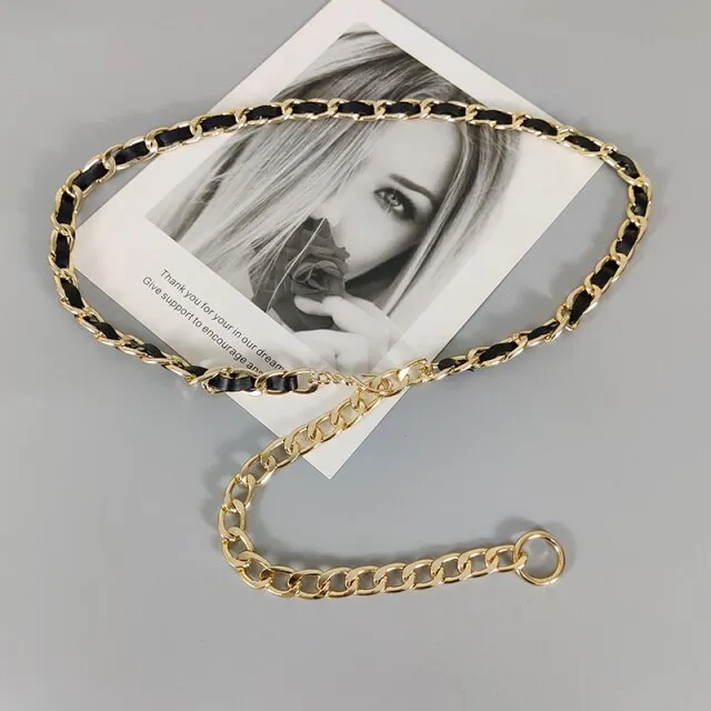 Fierce Waist Chain Elastic Belt