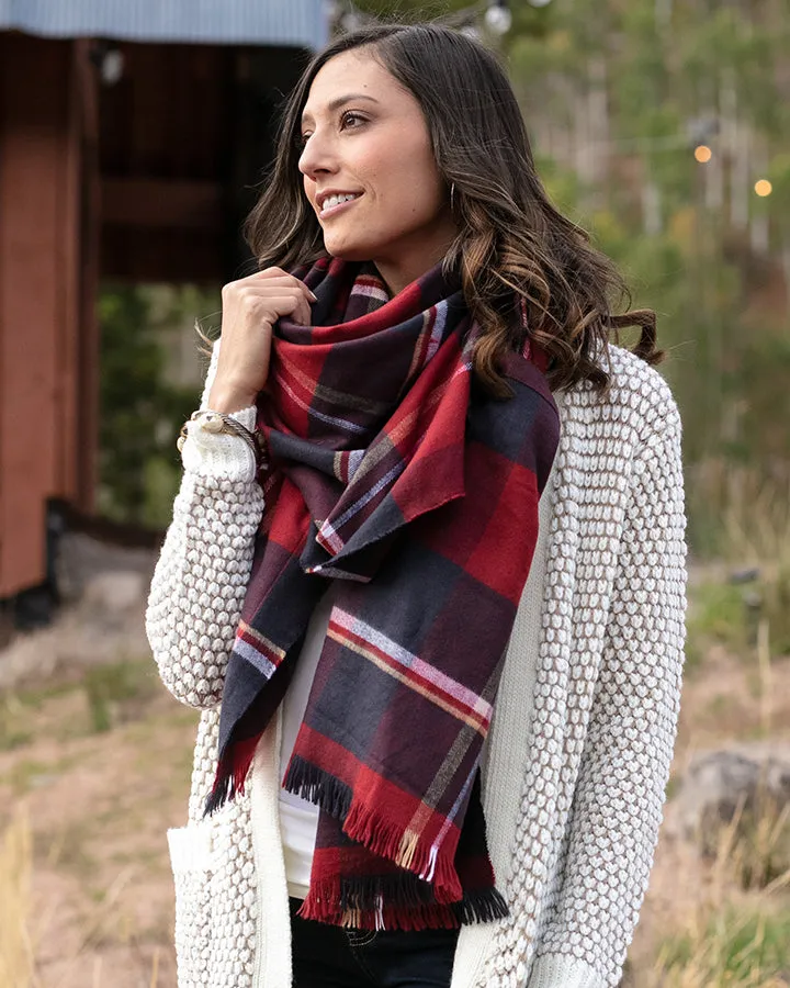 Grace & Lace Winter Weight Pocket Poncho/Scarf