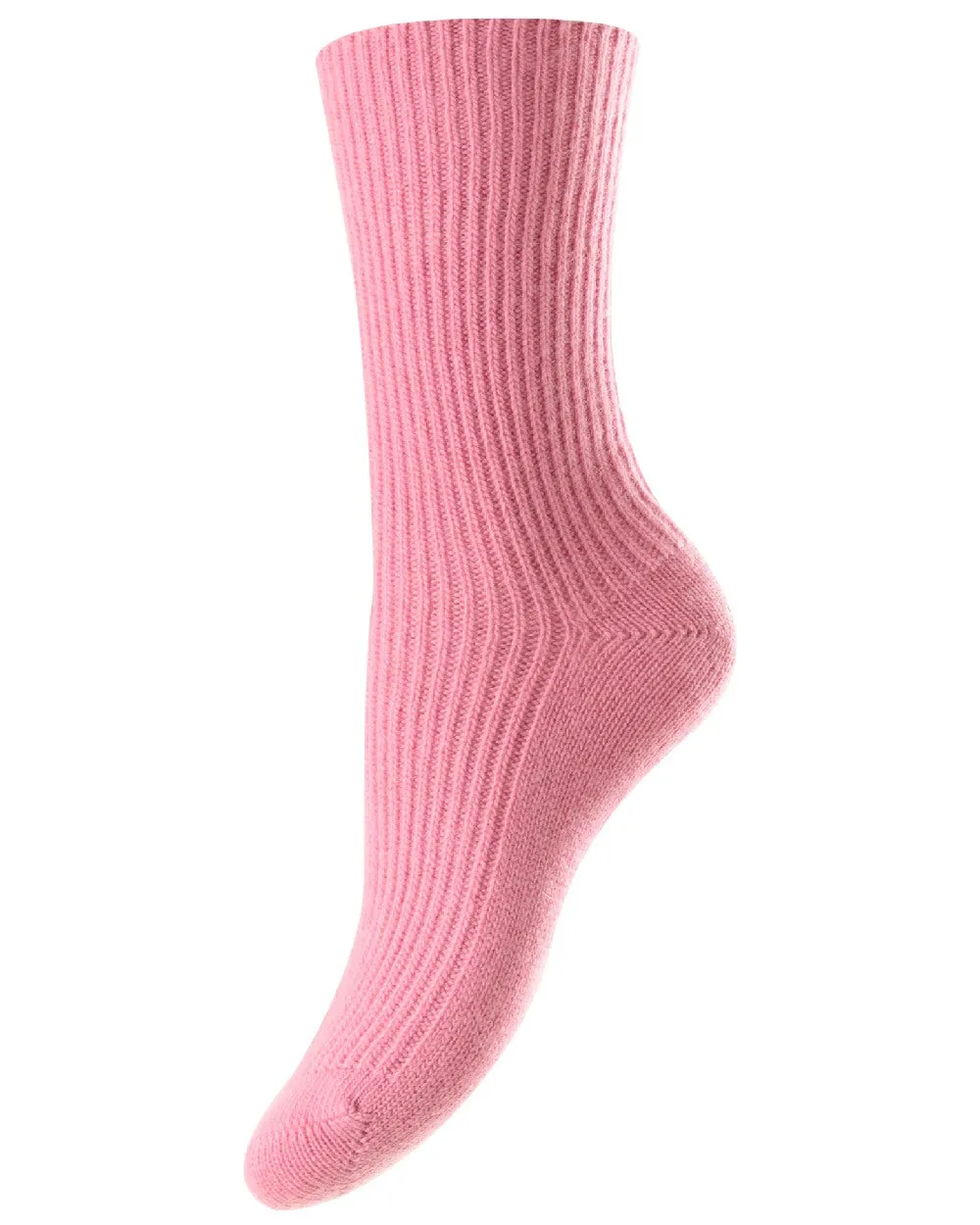 HJ Hall Cashmere Blend Turn Over Top Socks