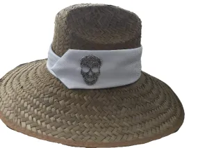 Island Girl Hats- White Skull