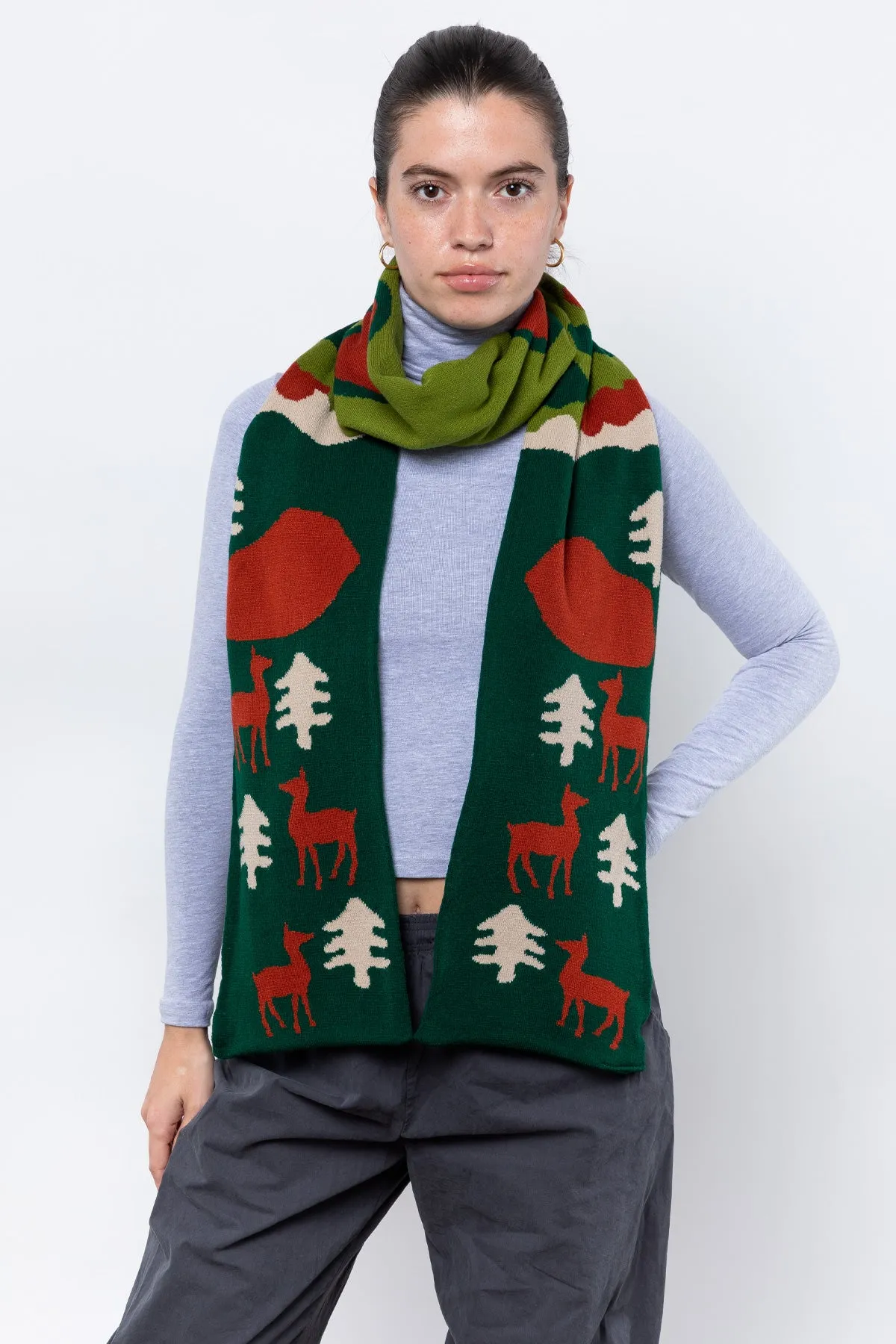 JQSCARF10 - Woodland Creature Scarf