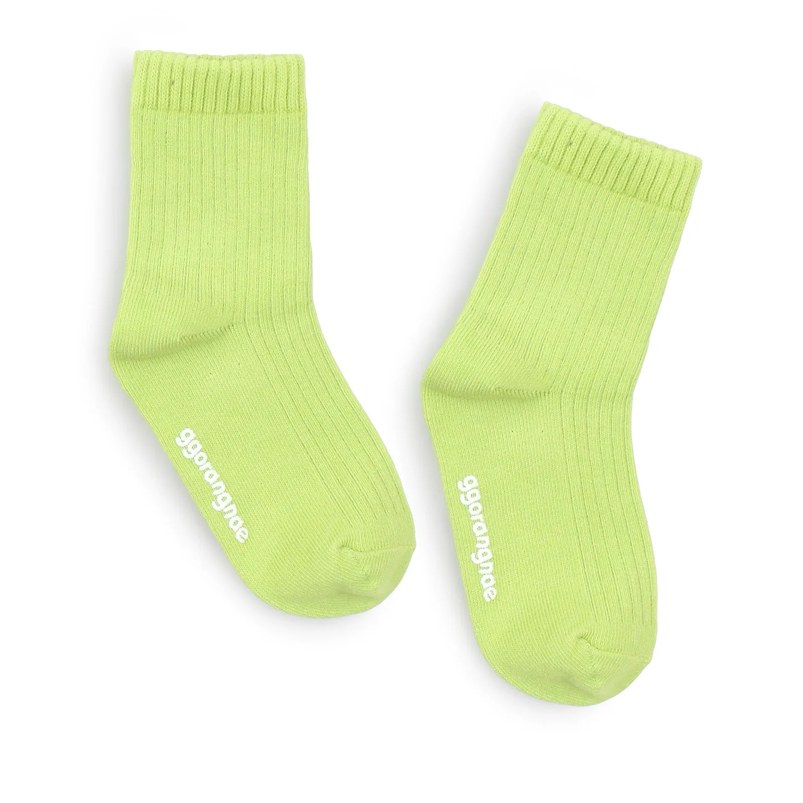 Kids Cotton Non Slip Basic Pastel Color Socks Kids Basic - E16