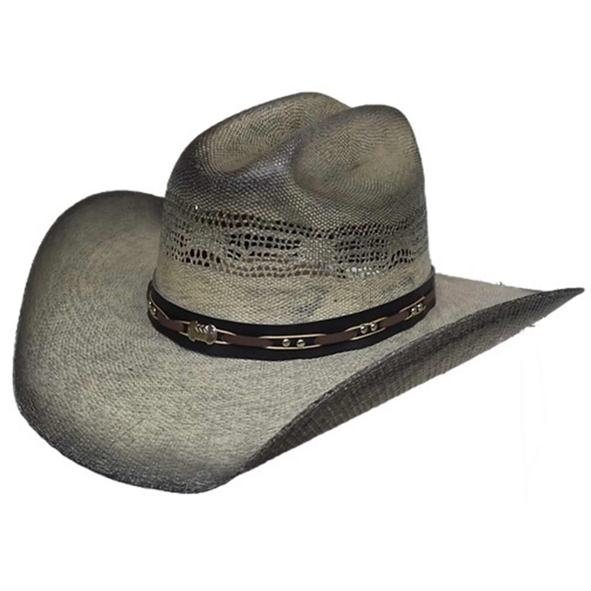 Lonestar Grey/White Tennessee Straw Hat