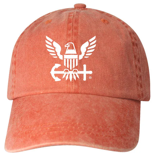 Navy Anchor and Eagle Youth Ball Cap