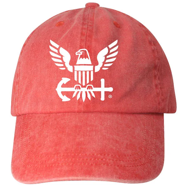 Navy Anchor and Eagle Youth Ball Cap