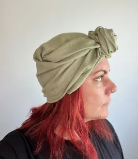 Olive Wired Turban