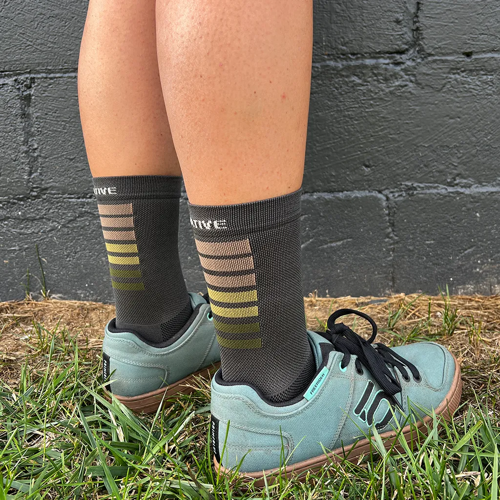 Overlook Standard Issue Sock - (Earth Stripes)