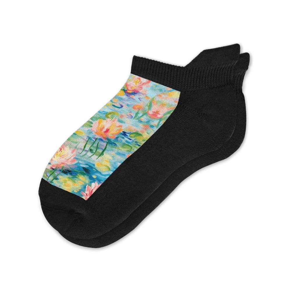 Pastel Pond Ankle Socks