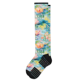 Pastel Pond Compression Socks