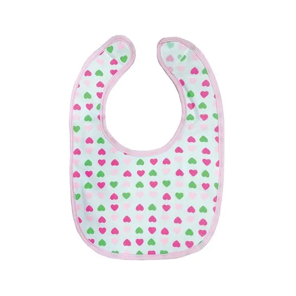 Pink Teddy Bear 5 Piece Bib & Sock Set