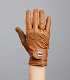 Premier Equine Mizar Leather Riding Glove Tan